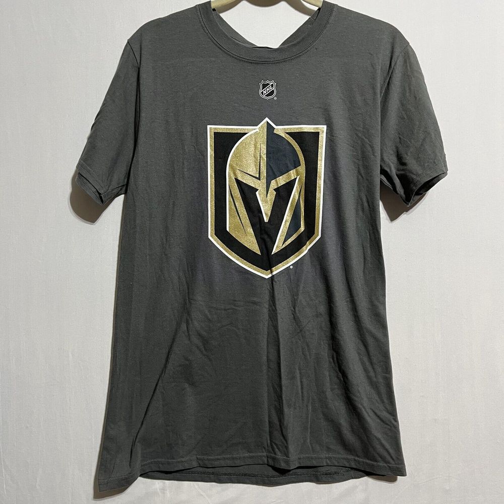 Fanatics T-Shirt Men's Medium Gray Cotton‎ Vegas Golden Knights 89# Alex Tuch